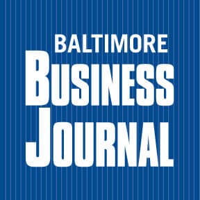 Image of Baltimore Business Journal's logo on Nemphos Braue's website
