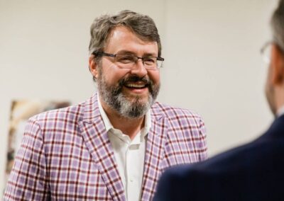 man laughing