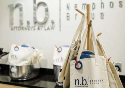 Image of team on Nemphos Braue's website at NB summer social