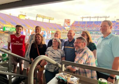 Arsenal Everton Team Outing image on Nemphos Braue's website