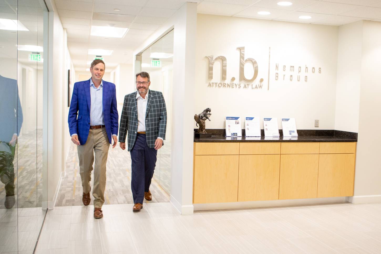 Image of attorneys on Nemphos Braue's website