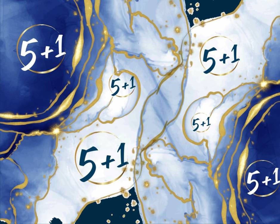 5+1 Anniversary image on Nemphos Braue's website