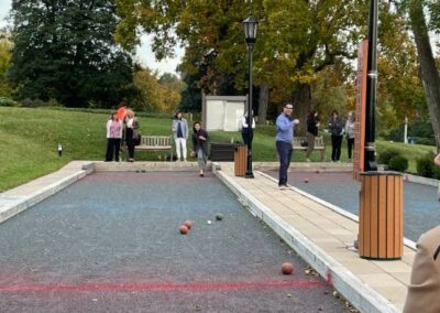 Bocce Ball Networking Event image on Nemphos Braue's website