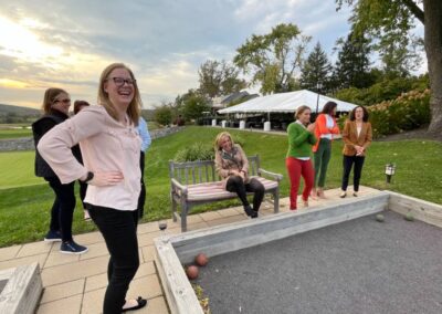 Bocce Ball Networking Event image on Nemphos Braue's website