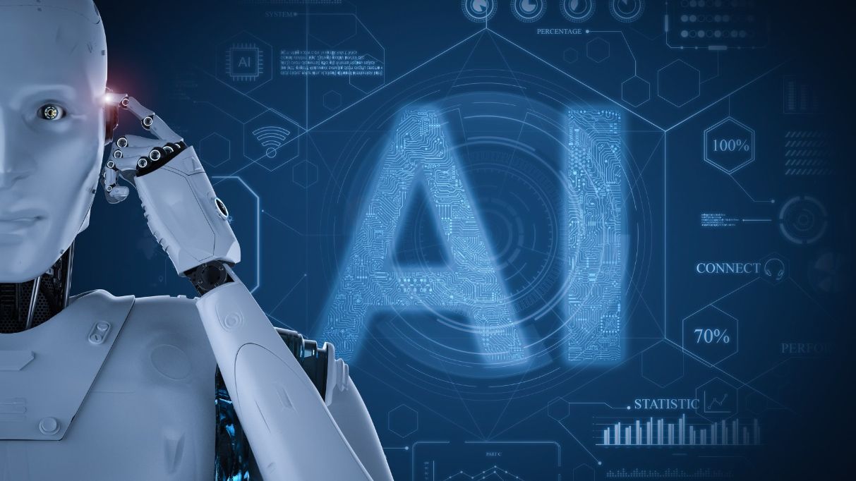 Graphic image illustrating artificial intelligence