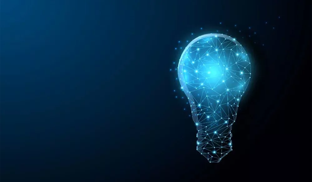Graphic image of a lightbulb