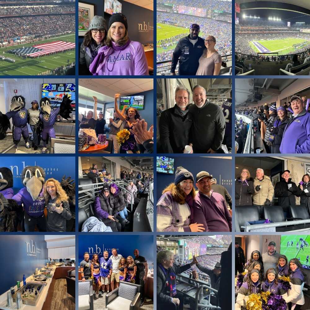 Ravens thank you collage