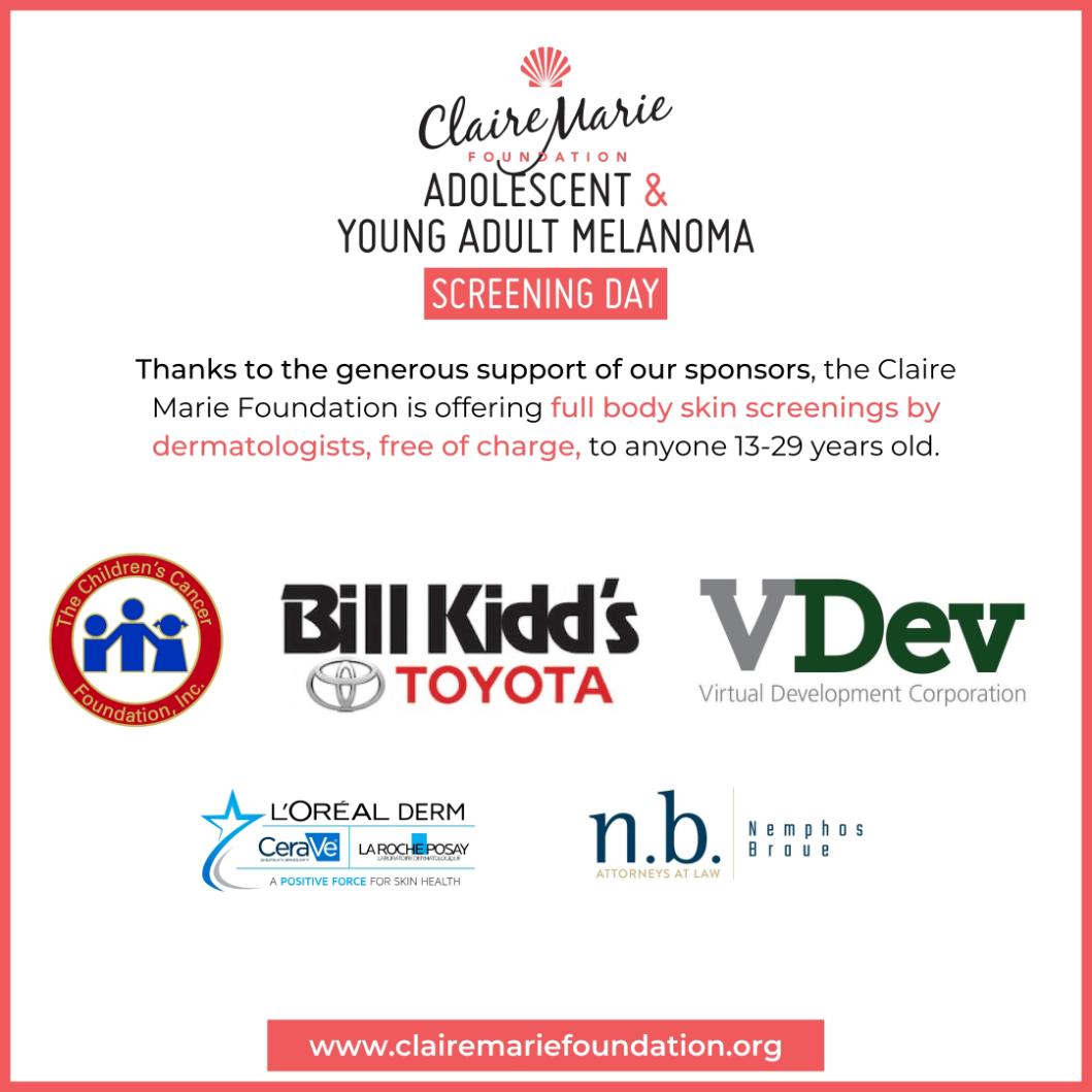 Claire Marie Foundation Screenings