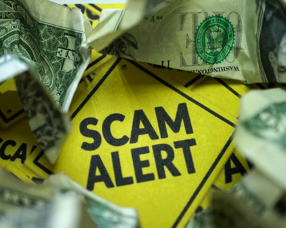 Image reading scam alert
