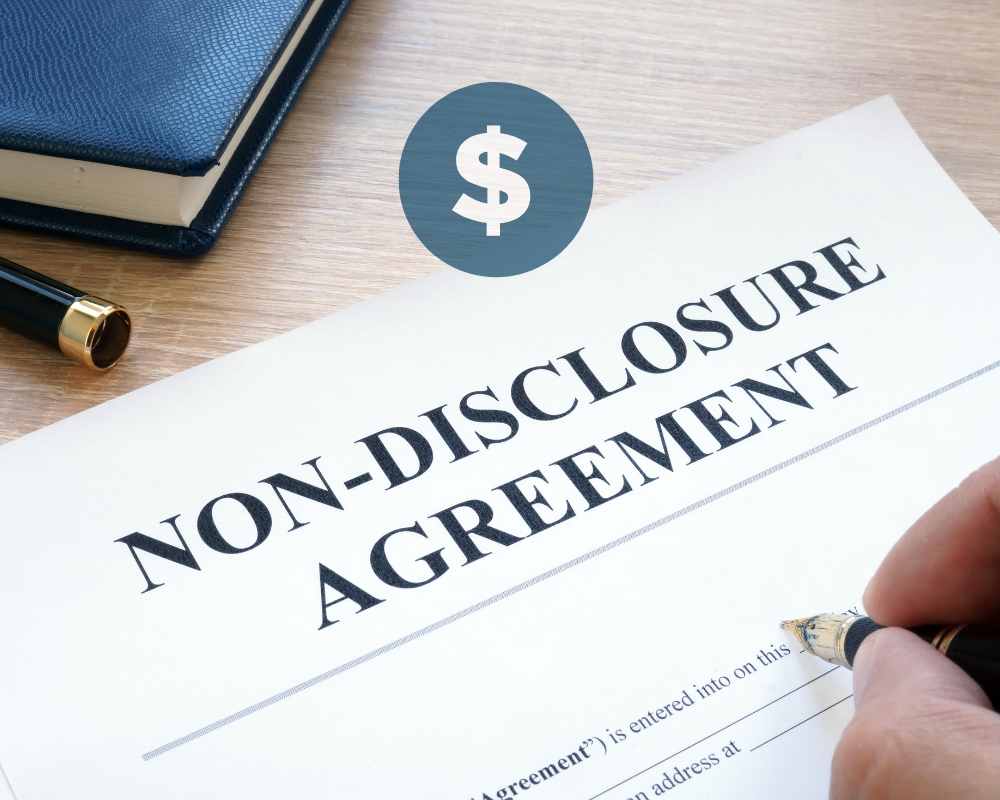 Image of a non-disclosure agreement
