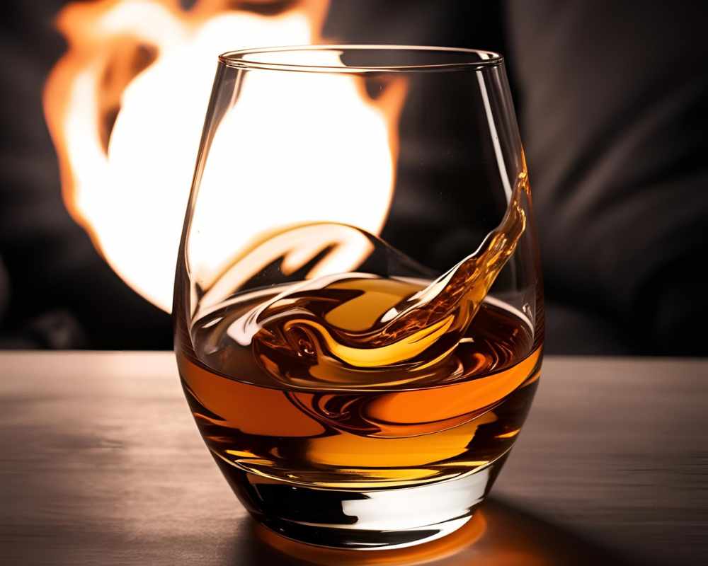 Image of a glass of whiskey