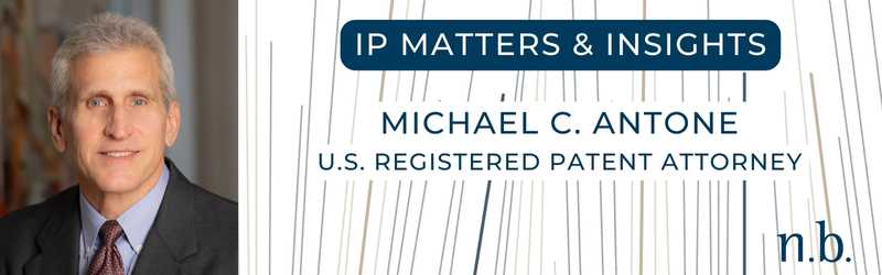 Michael Antone IP Matters Banner